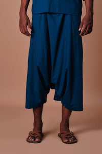 Mati Bottoms Mati Teal Blue Easy Fit Harem Pants