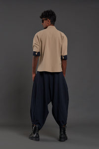 Mati Bottoms Navy Blue Baggy Pants