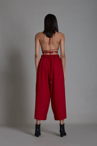 Mati Bottoms SOLITAIRE PANTS - RED