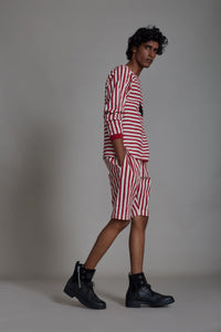 Mati Bottoms Spade Red Stripe Set