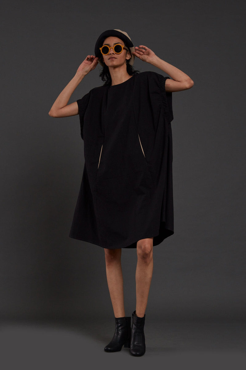 Mati Dresses Black Pocket Dress