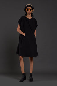 Mati Dresses Black Pocket Dress