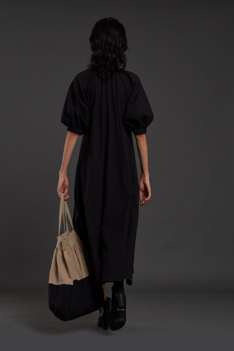 Mati Dresses Black Raglan Dress