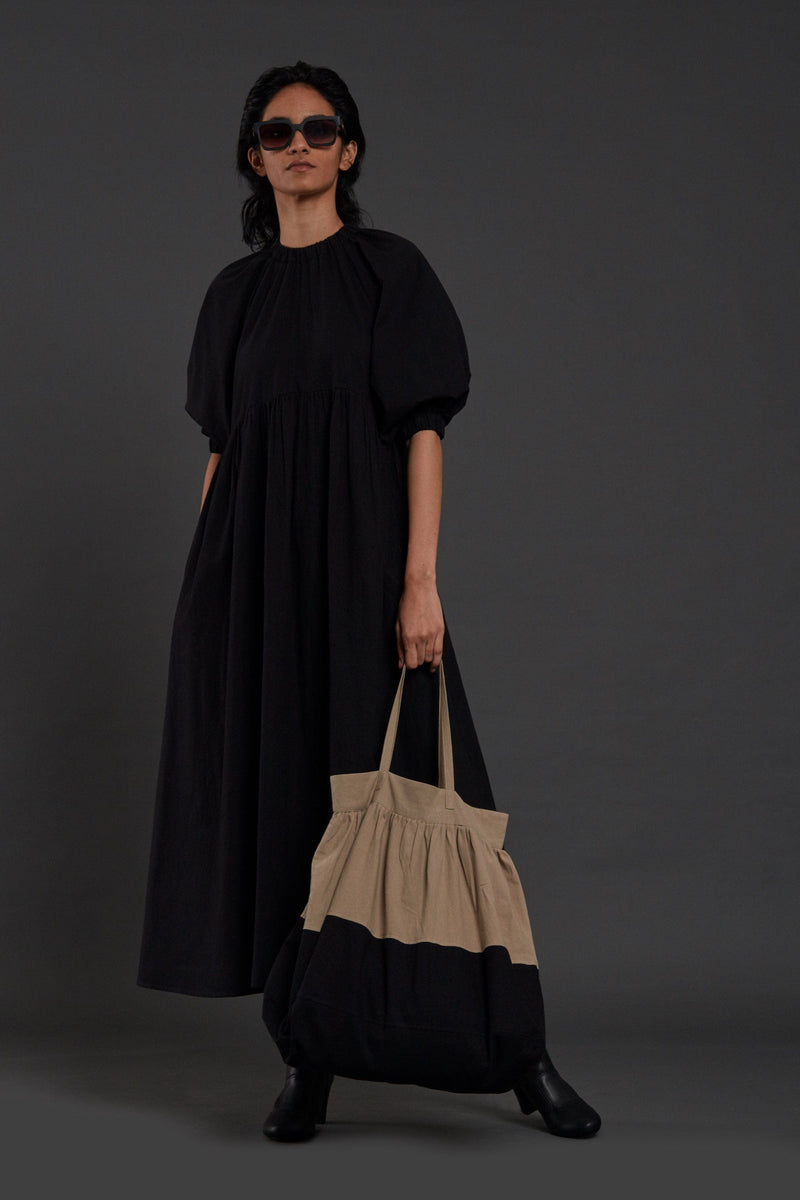 Mati Dresses Black Raglan Dress