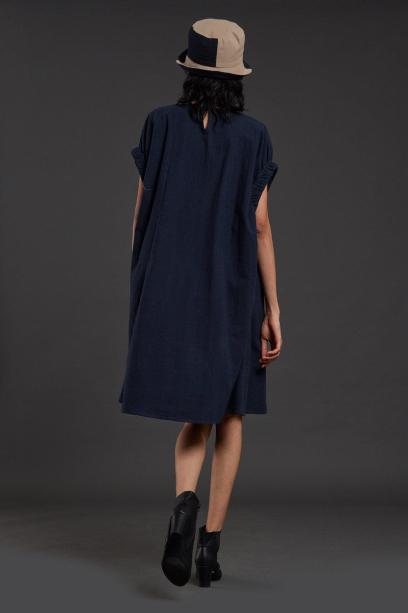 Mati Dresses Blue Pocket Dress