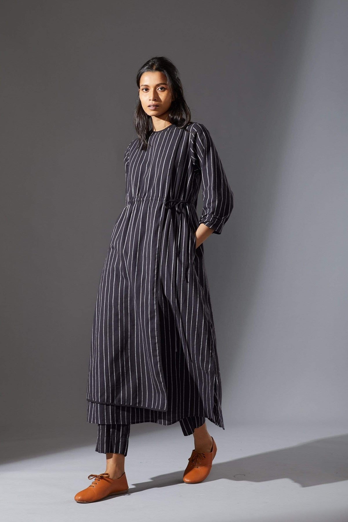 Mati Dresses Mati Black Overlap Tunic