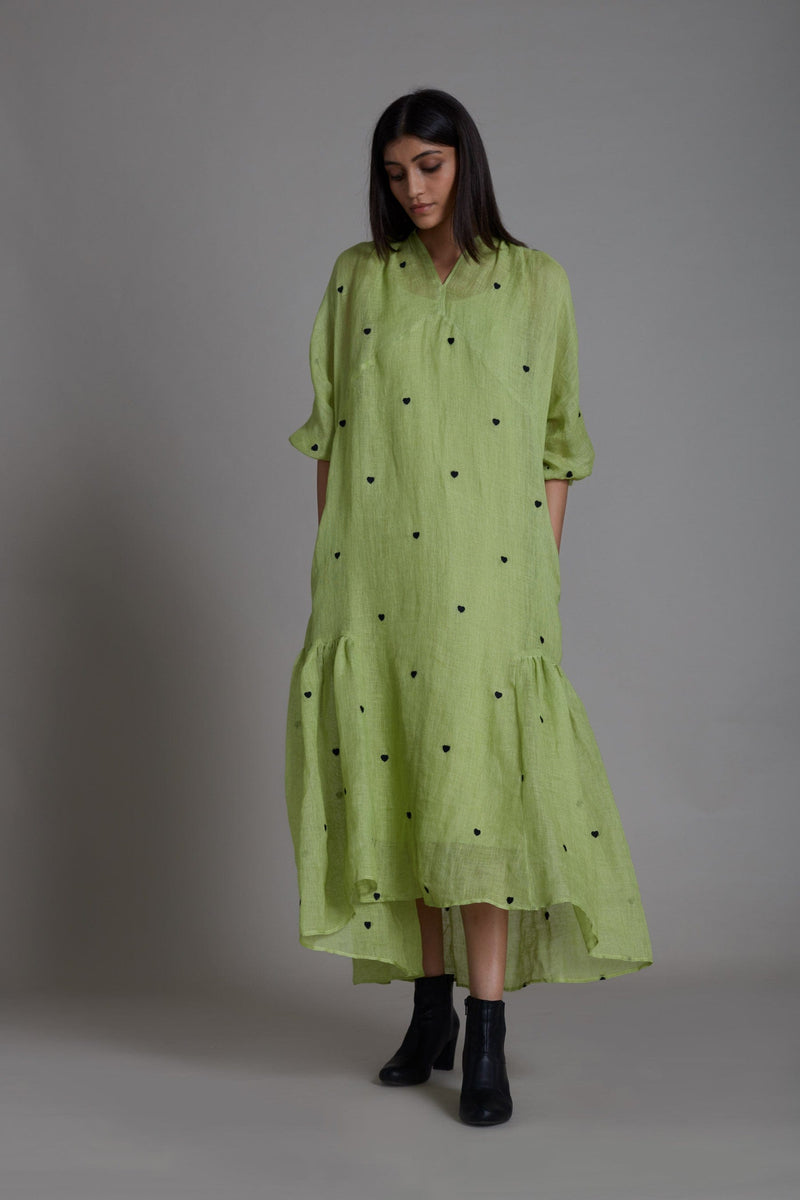 Mati Dresses Mati Queen of Hearts Dress - Green