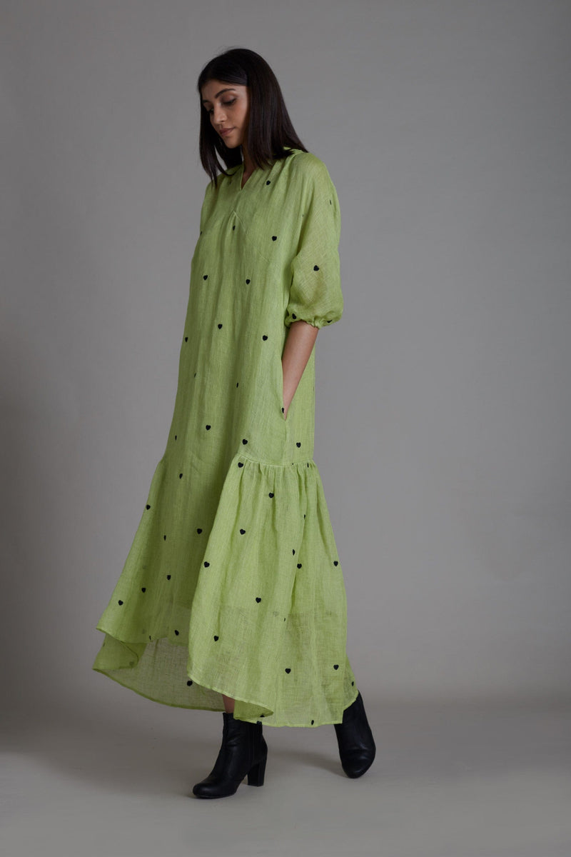 Mati Dresses Mati Queen of Hearts Dress - Green