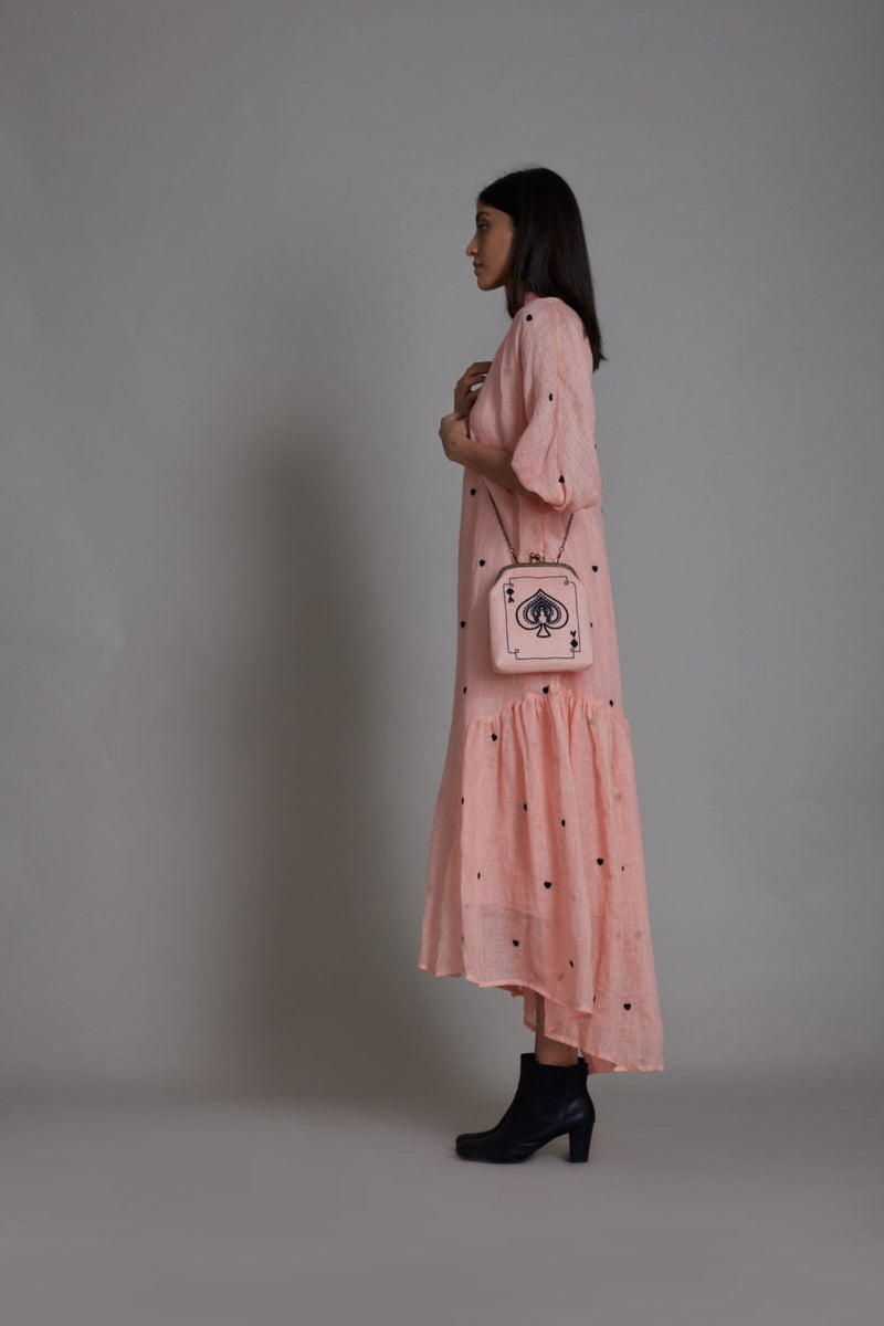 Mati Dresses MATI QUEEN OF HEARTS DRESS - PINK