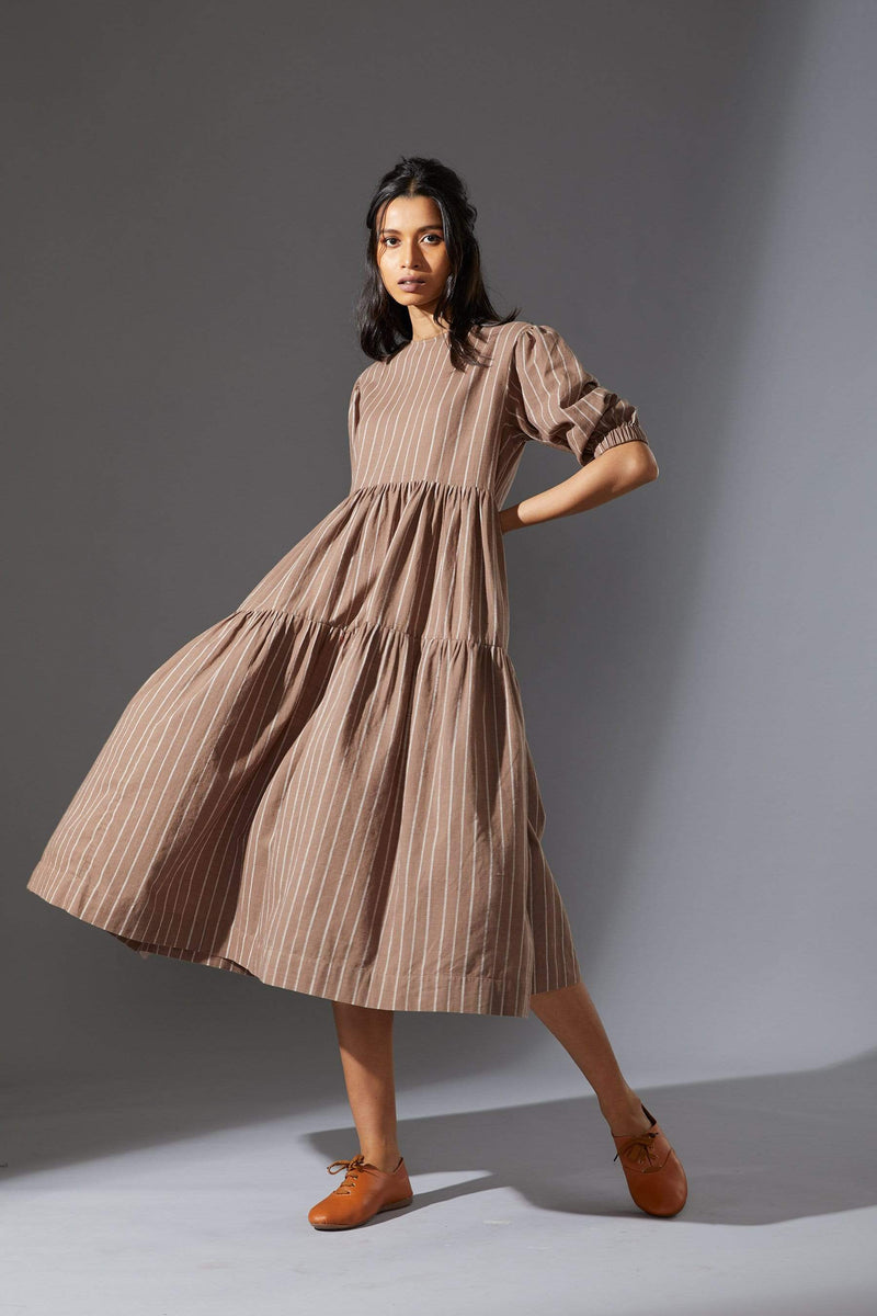 Mati Dresses Mati Vasara Beige Dress