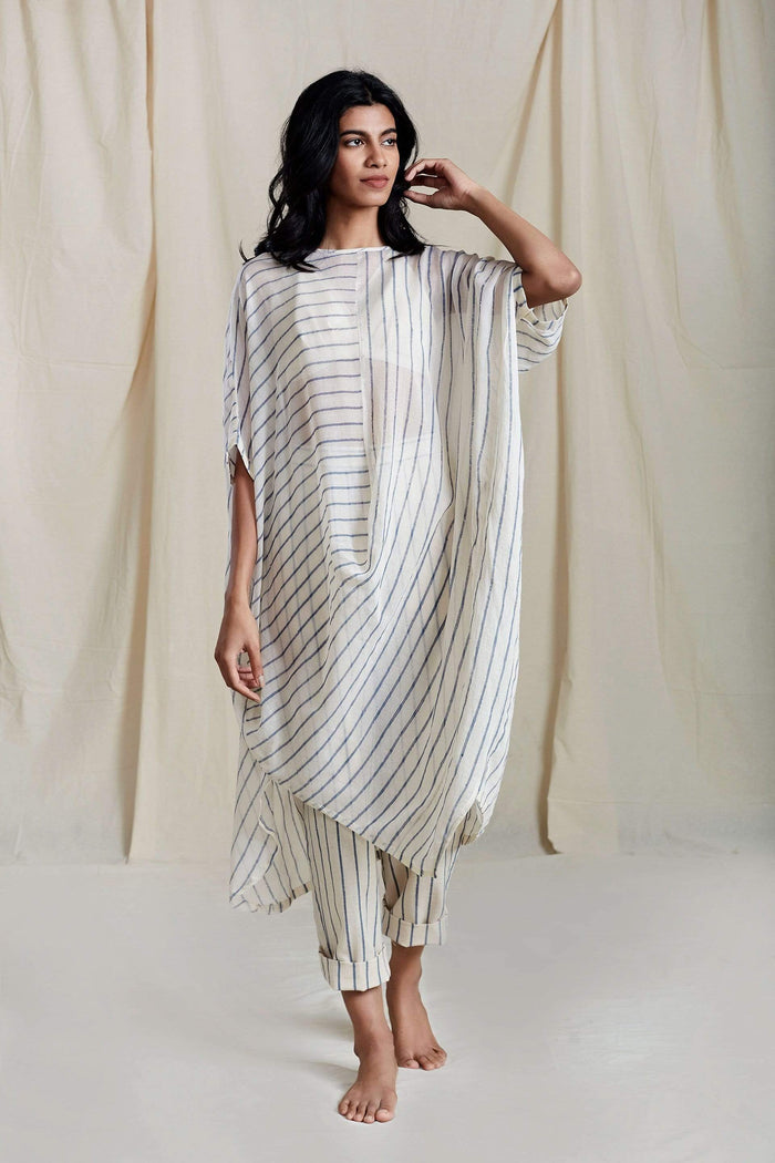 Mati Dresses OATMEAL COWL TUNIC DRESS