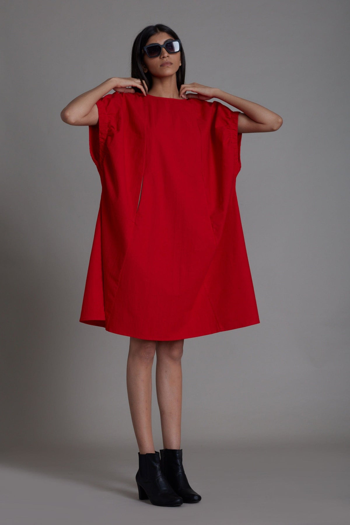 Mati Dresses Red Pocket Dress