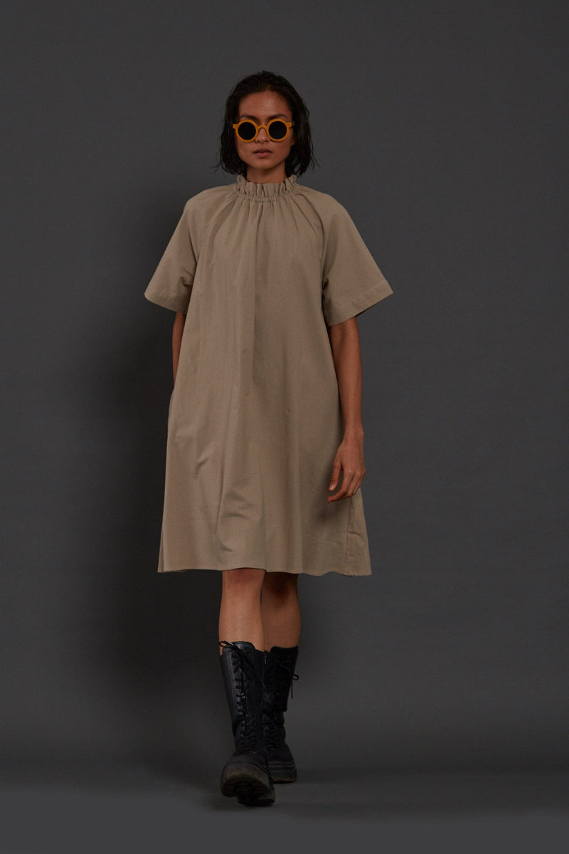 Mati Dresses XS Beige Tora Dress