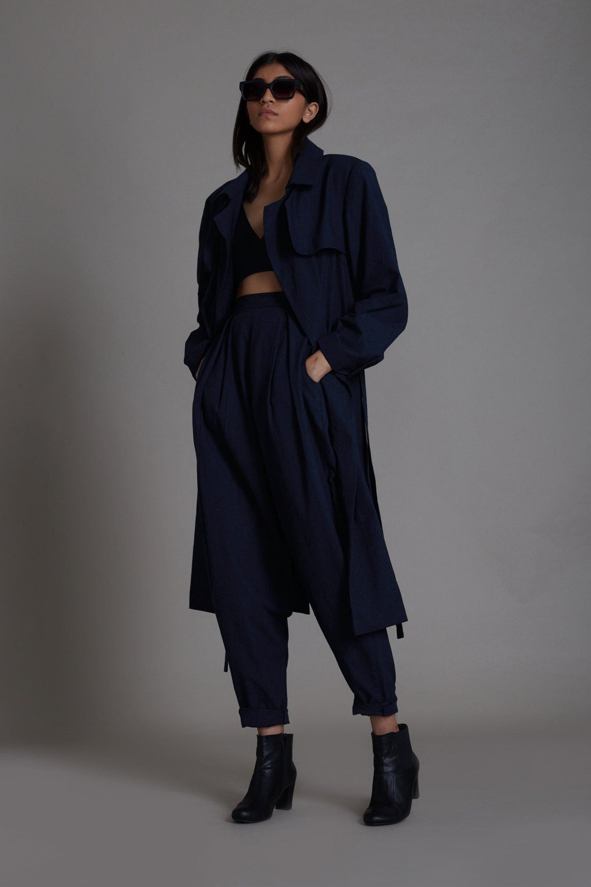 Mati JACKET Blue Milestone Trench Jacket