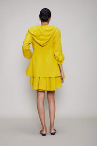 Mati JACKET Mati Hooded Chatri Jacket - Yellow