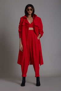 Mati JACKET XS Red Milestone Trench Jacket (Ready to Ship)