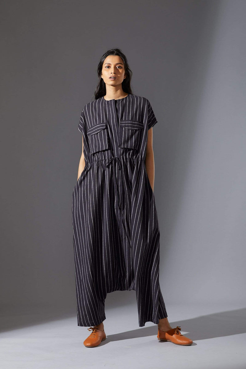 Mati JUMPSUIT Mati Safari Black Jumpsuit