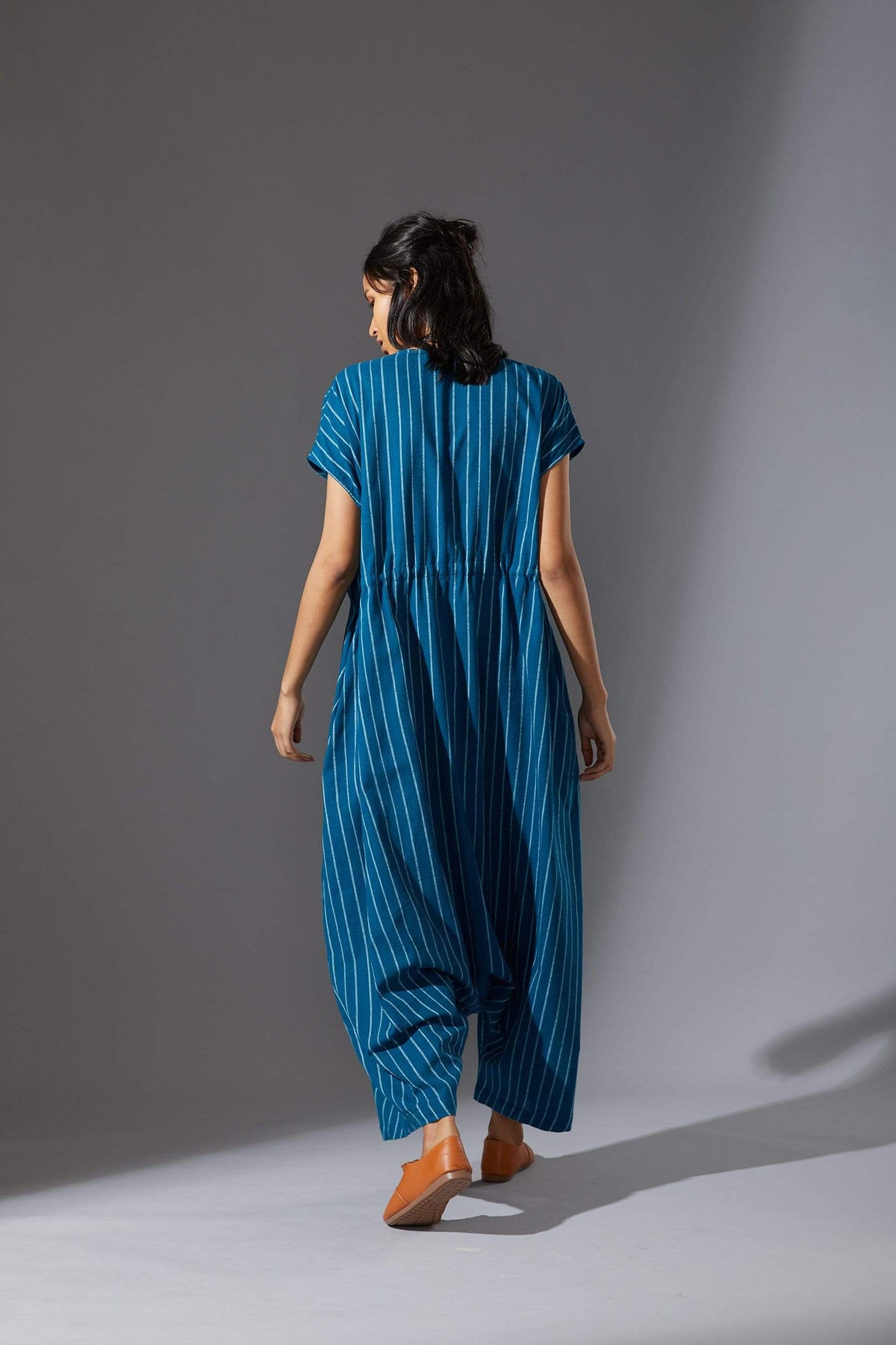 Mati JUMPSUIT Mati Safari Blue Jumpsuit