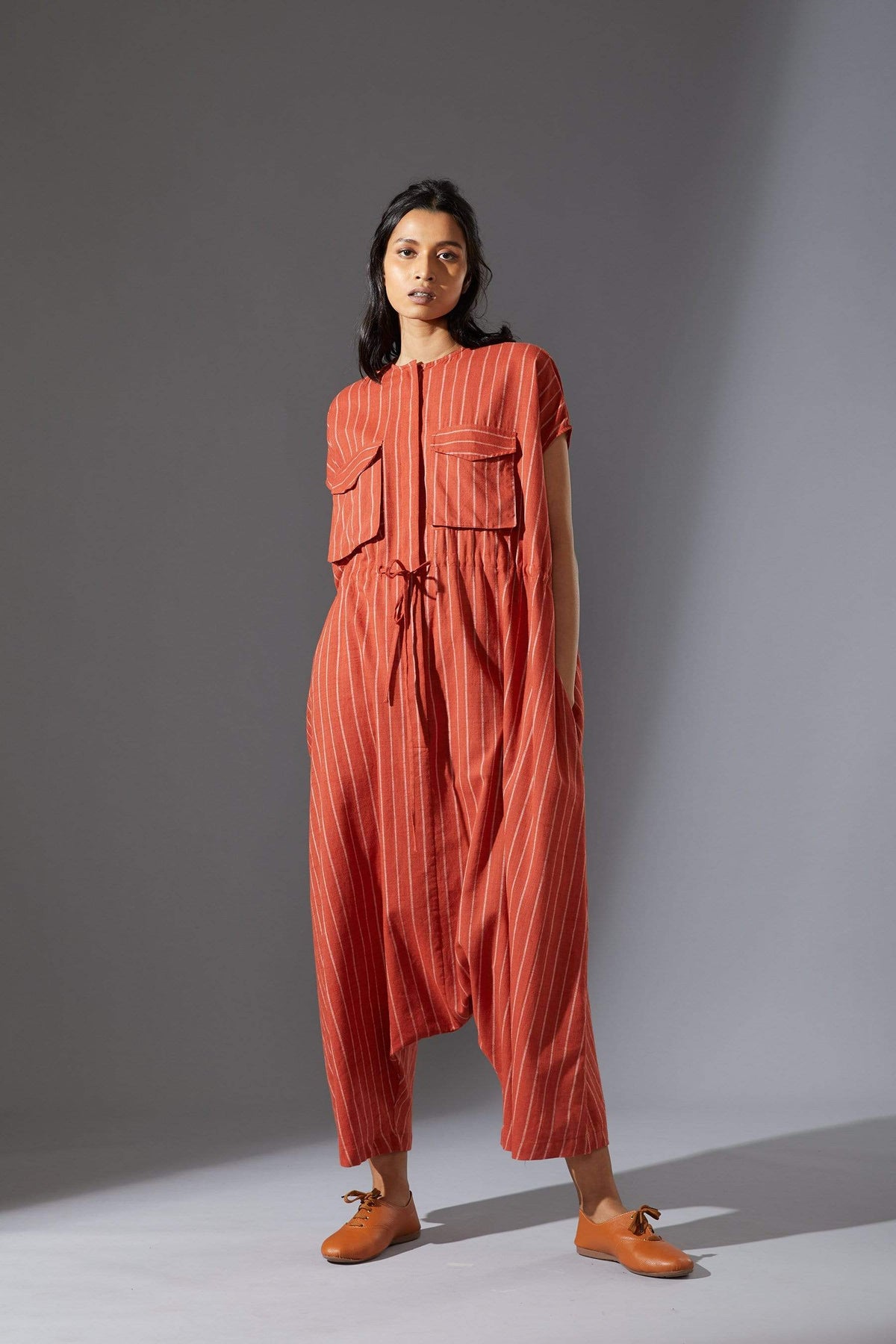 Mati JUMPSUIT Mati Safari Rust Jumpsuit