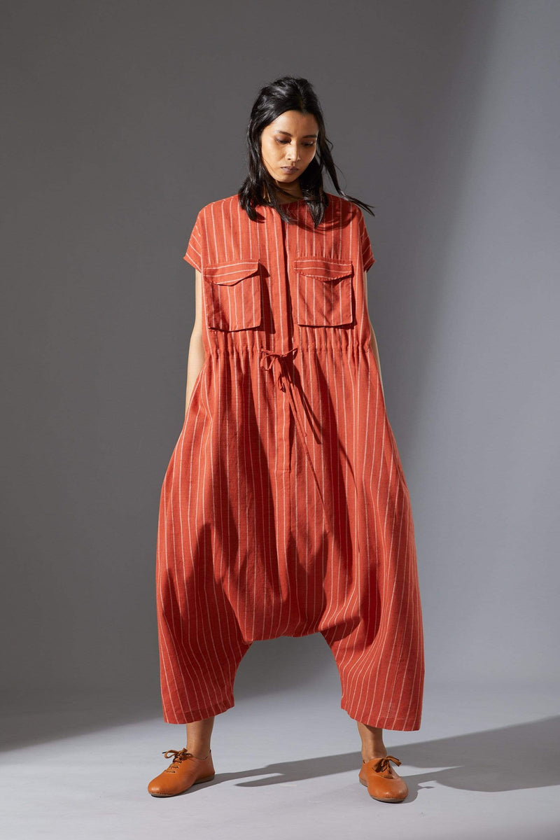 Mati JUMPSUIT Mati Safari Rust Jumpsuit