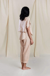 Mati PANTS SE THIN STRIPE PEACH PANTS