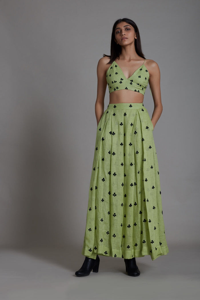 Mati Separates MATI CLUB LEHENGA - GREEN