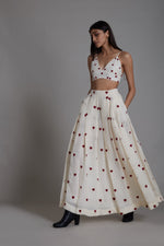 Mati Separates Mati Heart Lehenga - Oatmeal