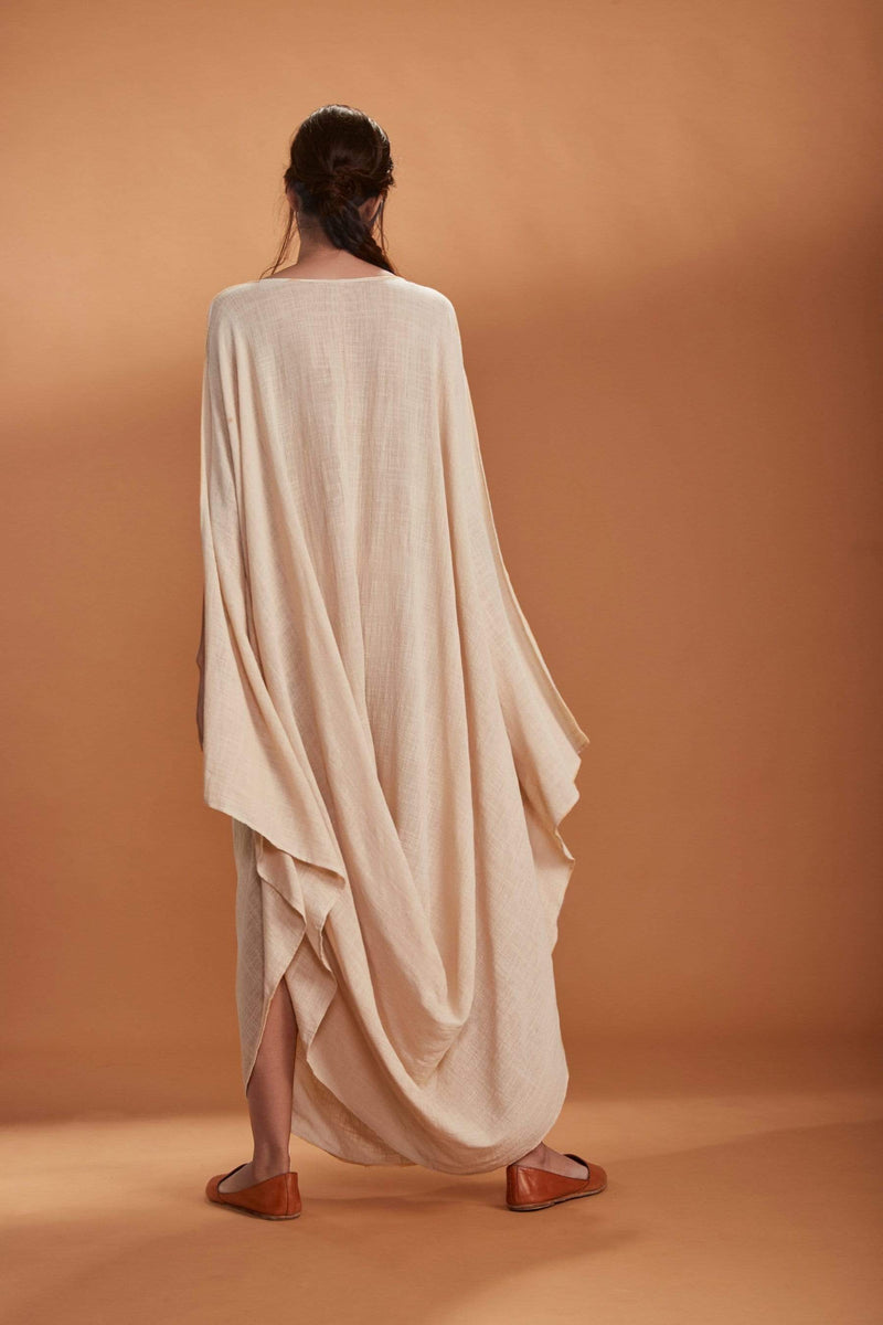 Mati SEPERATES MATI COWL DRESS IVORY