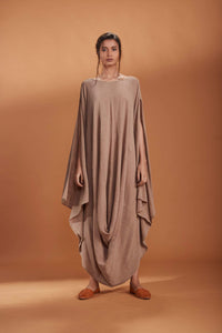 Mati SEPERATES MATI COWL DRESS KHAKI