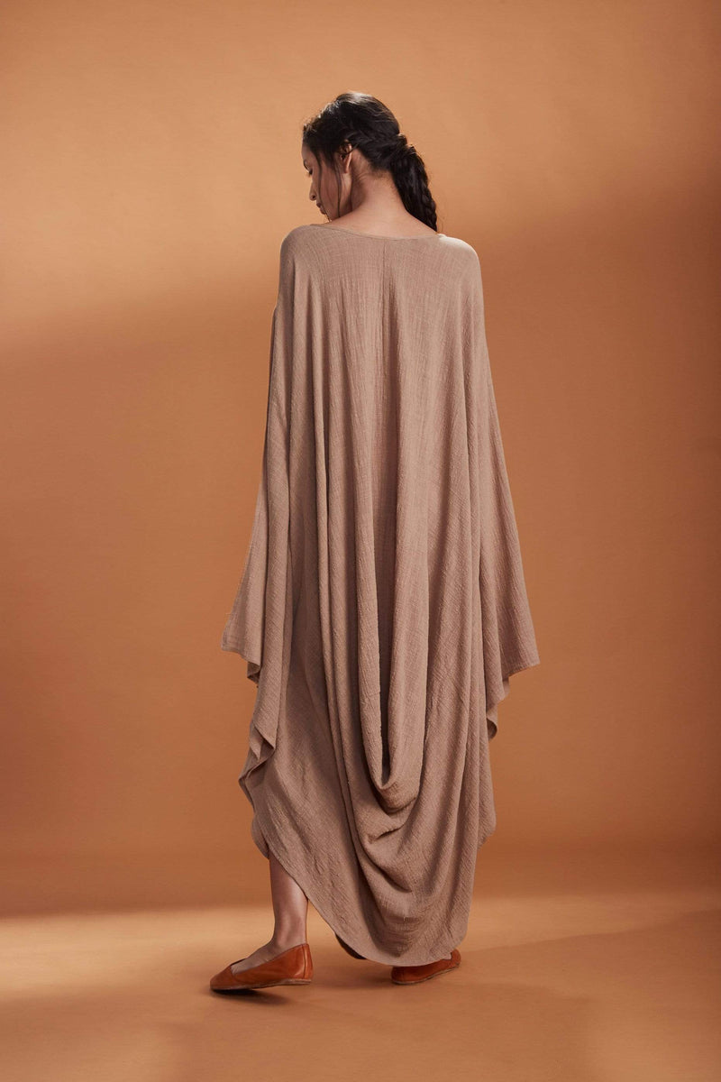 Mati SEPERATES MATI COWL DRESS KHAKI