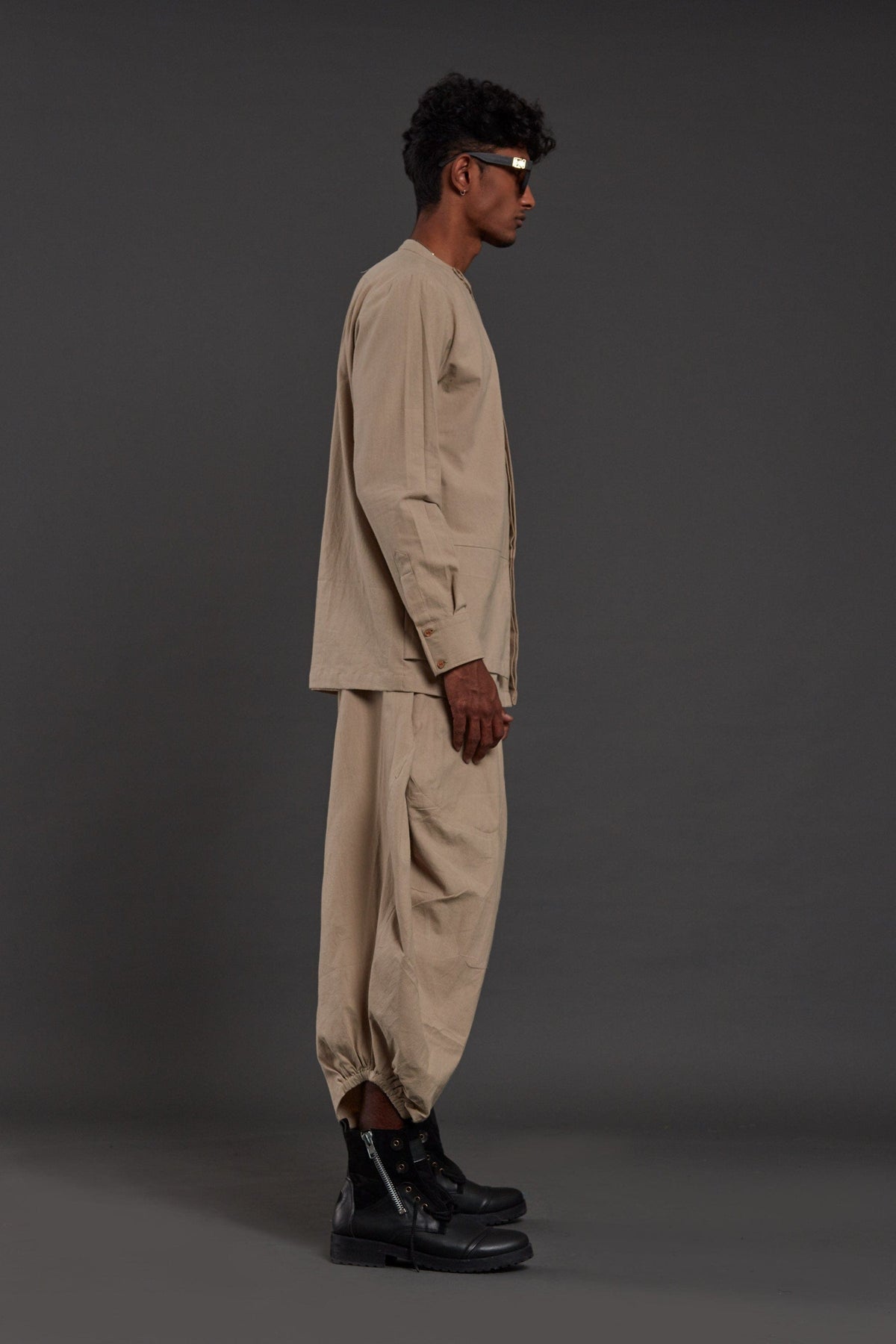 Mati Shirts & Tops Beige Pocket Shirt