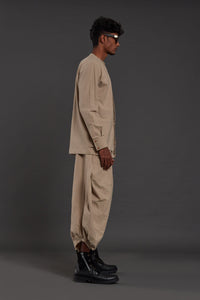 Mati Shirts & Tops Beige Pocket Shirt