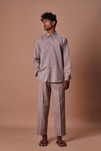 Mati Shirts & Tops Mati Men's Grey Placket Shirt