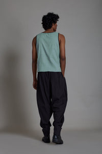 Mati Shirts & Tops Men's Tank Top-Blue